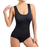 High waisted one-piece shapewear bodysuit – body shaper with tummy control.